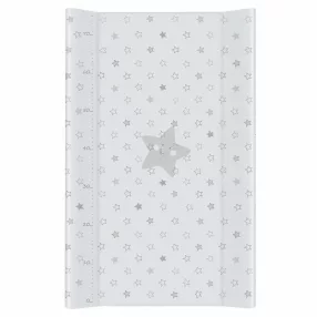   Ceba pelenkázó lap merev 2 oldalú 50x80cm COMFORT csillag szürke