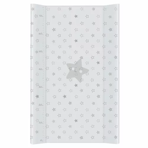 Ceba pelenkázó lap merev 2 oldalú 50x80cm COMFORT csillag szürke