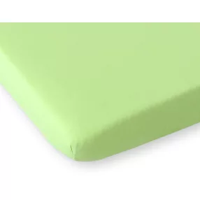   BabyLion Prémium Gumis Jersey lepedő - (60x120) - Alma zöld