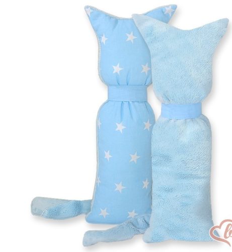 BabyLion Prémium ölelő cica - Kék csillagok