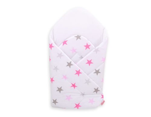 BabyLion Prémium merevített pólya - Rózsaszín csillagok