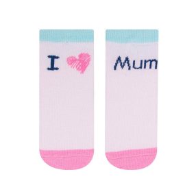 Scorpio Zokni pamut lány SK-31 20/22 I Love Mum