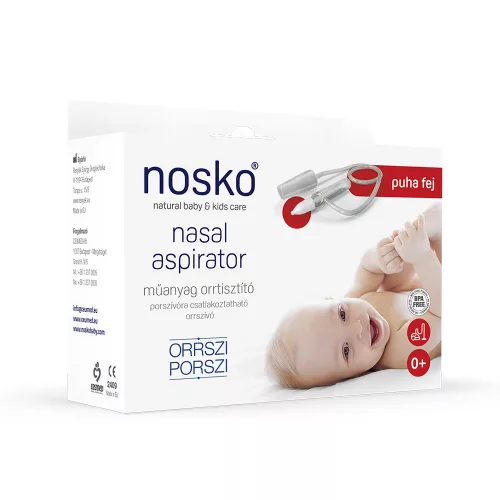 Nosko Orrszi Porszi orrszívó mûanyag szett puha szívófejjel