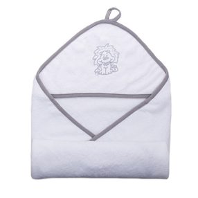   Stella fürdõlepedõ hímzett 110x110 fehér-szürke oroszlán