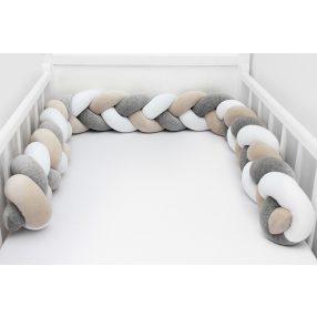   Scamp rácsvédõ fonott 180cm Fehér-Szürke-Bézs RFT004 180CM