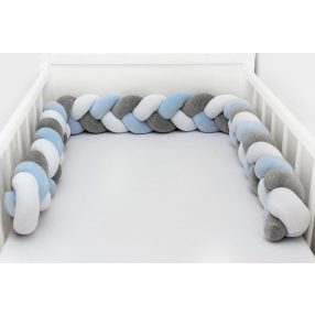   Scamp rácsvédõ fonott 180cm Fehér-Szürke-Babakék RFT006 180CM