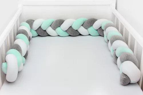 Scamp rácsvédõ fonott 180cm Fehér-Szürke-Menta RFT009 180CM