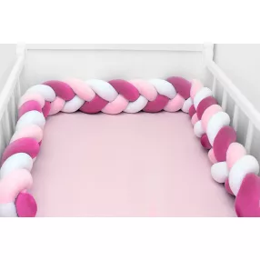   Scamp rácsvédõ fonott 180cm Fehér-Rózsaszín-Pink RFT010 180CM