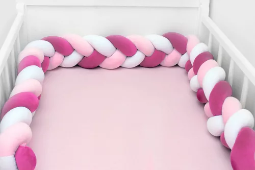 Scamp rácsvédõ fonott 180cm Fehér-Rózsaszín-Pink RFT010 180CM