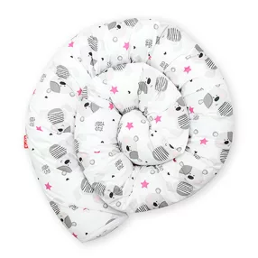   Scamp rácsvédõ hengerpárna 210cm White Grey Bears BRVE010 210CM
