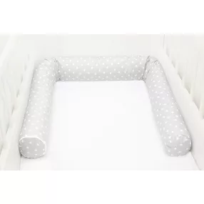   Scamp rácsvédõ hengerpárna 180cm Little Heart White Grey BRVE011 180CM