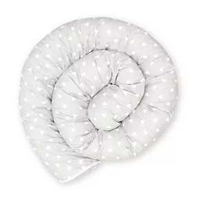   Scamp rácsvédõ hengerpárna 210cm Little Heart White Grey BRVE011 210CM