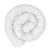 Scamp rácsvédõ hengerpárna 210cm Little Heart White Grey BRVE011 210CM