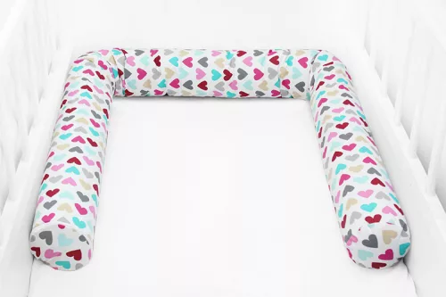 Scamp rácsvédõ hengerpárna 180cm Colorful Hearts BRVE018 180CM