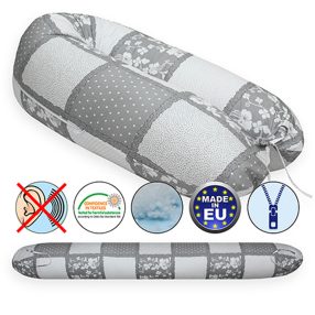   Scamp szoptatós párna univerzális pamut Patchwork Grey SZPE243