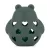 PETITE&MARS Szilikon játék csörgővel Bear Basil Misty Green 0m+