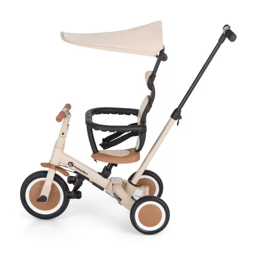 PETITE&MARS Multifunkciós 5 az 1-ben tricikli Turbo Plus Desert Sand
