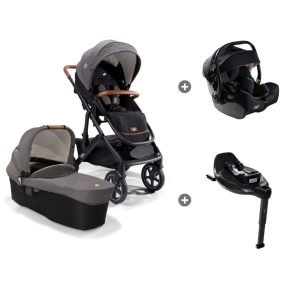   Joie Signature Vinca 4in1 babakocsi Carbon + i-Jemini hordozó + i-Base Encore bázistalp