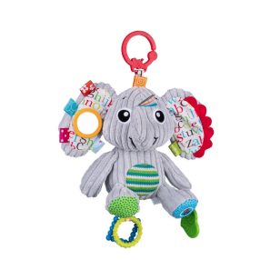   Bali Bazoo Felakasztható, zenélő plüss játék rágókával - Elefánt