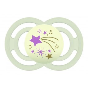 MAM Perfect Night szilikon cumi 6+ lilacsillagos