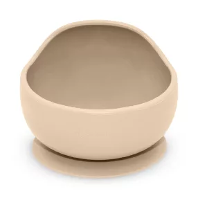   PETITE&MARS Szilikon tál tapadókoronggal Take&Match Desert Sand 6m+