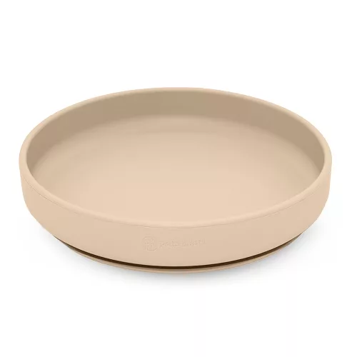 PETITE&MARS  Szilikon tányér tapadókoronggal Take&Match Desert Sand 6m+
