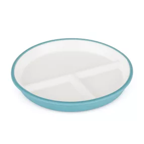   PETITE&MARS Kerámia tányér szilikon borítással Teal Blue