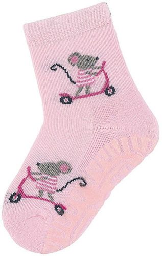 Sterntaler csúszásgátló zokni rózsaszín egér