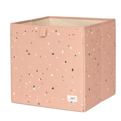 3 Sprouts Újrahasznosított design kockatároló, terrazzo tégla