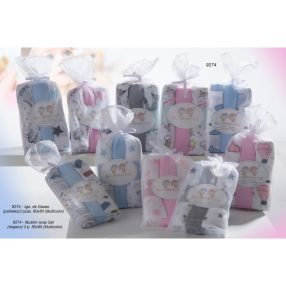   Gamberritos textilpelenka színes 80x80cm 3db 9274 több színben