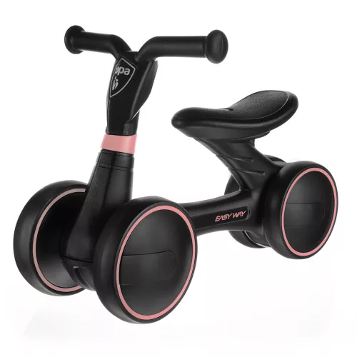 Zopa futóbicikli Easy-Way duplakerekû Race Pink