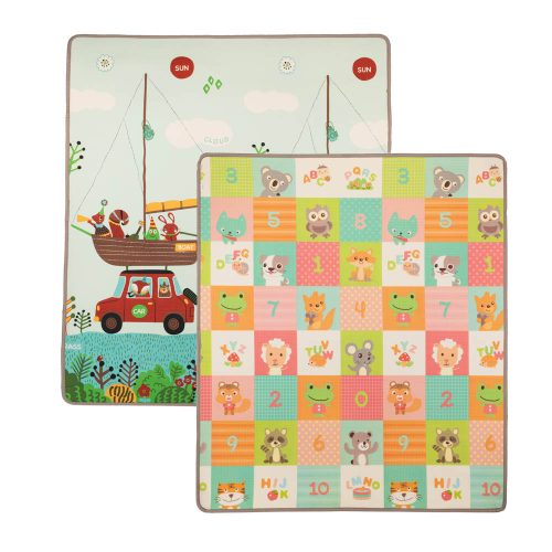 Zopa játszószõnyeg szivacs Play Maxi utazás/állatok 200x180 cm