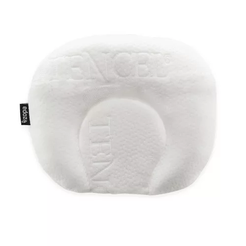 Zopa párna babáknak - laposfejûség elleni memóriahabos ergonomikus Tencel fehér