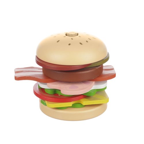Zopa fa játék hamburger