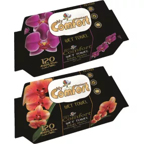   My Comfort nedves törlõkendõ kupakos 120db orchidea illattal