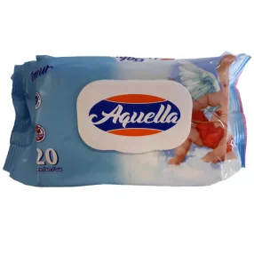   Aquella Baby nedves törlõkendõ Mix angyalkás ultra puha fliptop kupakos 120 db