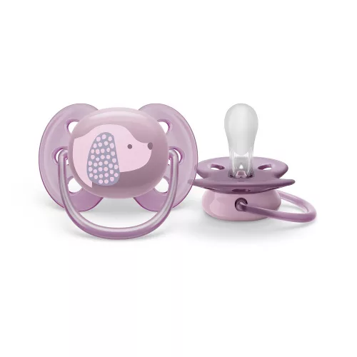 Philips AVENT játszócumi Ultrasoft Premium 6-18hó lila 1db