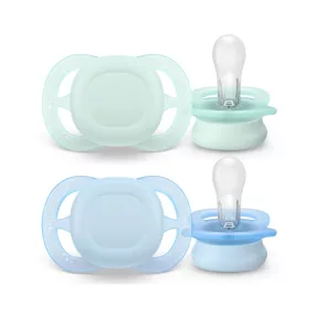   Philips AVENT játszócumi Ultra Start neutral 0-2hó fiús 2db
