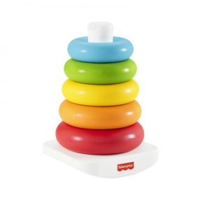   Fisher-Price fejlesztõ játék színes gyûrûpiramis ECO GRF09