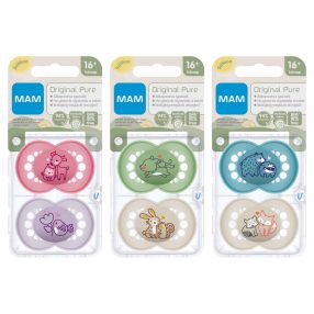 MAM játszócumi Original Pure szilikon 16hó dupla