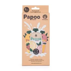 PETITE&MARS Papoo Original tasak bébiételekhez, 6 db
