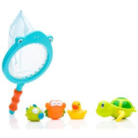   Fillikid fürdõjáték merítõhálóval és felhúzható teknõssel TL828-5