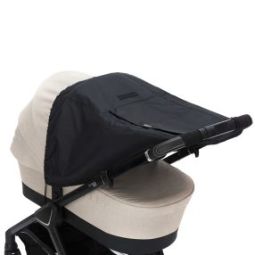   Fillikid kiegészítõ naptetõ babakocsira és mózeskosárra Deluxe fekete 1521-06