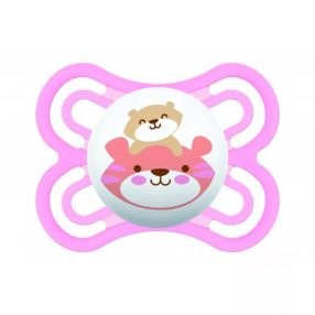   MAM Perfect Flow szilikon cumi (2-6 hónap) - Rózsaszín - Tigris