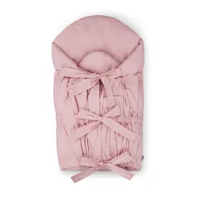   PETITE&MARS Megkötős pólya Nurse tömör kókusz betéttel Dusty Pink 75x75 cm