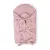 PETITE&MARS Megkötős pólya Nurse tömör kókusz betéttel Dusty Pink 75x75 cm