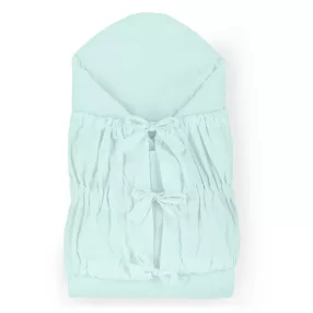   PETITE&MARS Megkötős pólya Nurse tömör kókusz betéttel Frosted Mint 75x75 cm