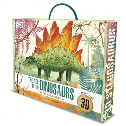 Sassi 3D modellépítő játék, dinoszauruszok kora, Stegosaurus