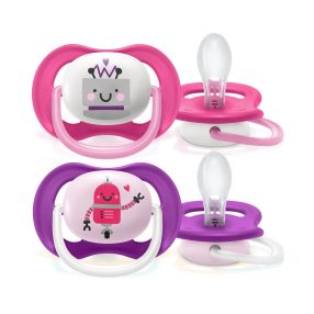   Philips AVENT SCF080/10 Ultra air játszócumi play 6-18hó lány 2 db