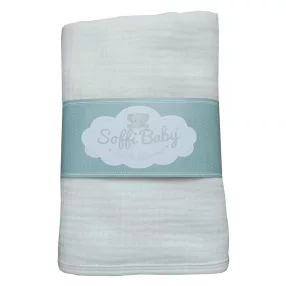 Soffi Baby takaró muszlin dupla krém 70x90cm